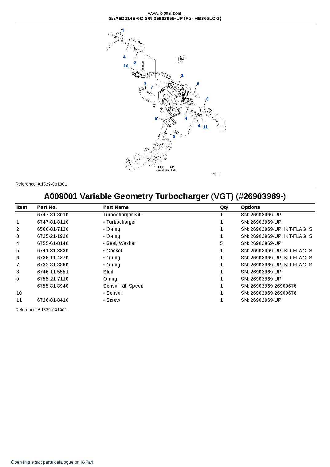 SAA6D114E-6C S/N 26903969-UP (For HB365LC-3) – sample page 8
