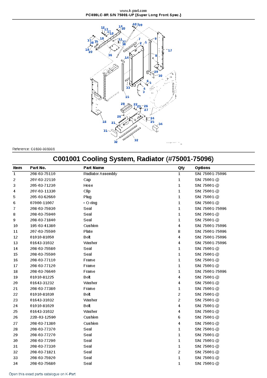 PC400LC-8R S/N 75001-UP (Super Long Front Spec.) – sample page 4 PC400LC-8R S/N 75001-UP (Super Long Front Spec.) – sample page 4