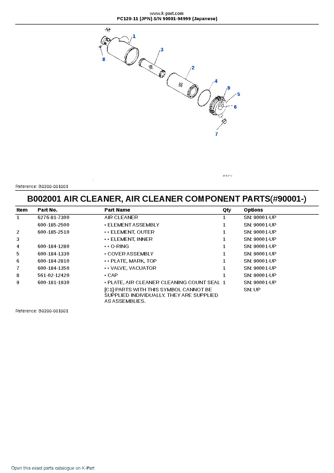 PC120-11 (JPN)  S/N 90001-94999 (Japanese) – sample page 4