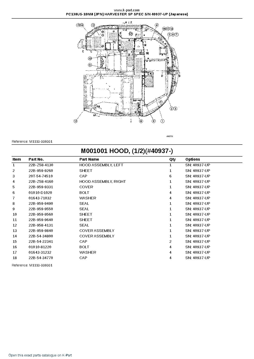 PC138US-10NM (JPN) HARVESTER SP SPEC S/N 40937-UP (Japanese) – sample page 8 PC138US-10NM (JPN) HARVESTER SP SPEC S/N 40937-UP (Japanese) – sample page 8