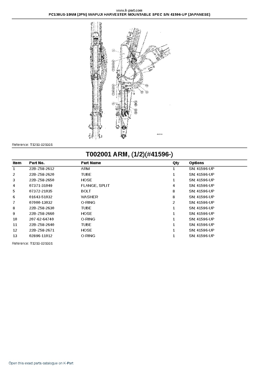 PC138US-10NM (JPN) IWAFUJI HARVESTER MOUNTABLE SPEC S/N 41596-UP (JAPANESE) – sample page 10