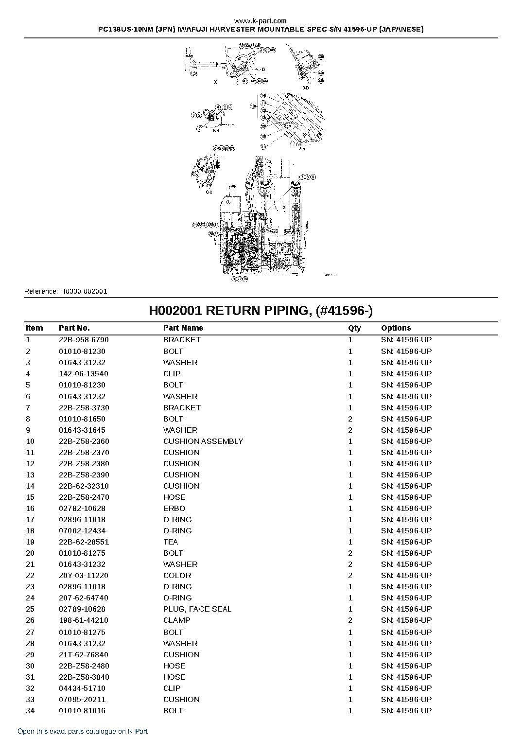 PC138US-10NM (JPN) IWAFUJI HARVESTER MOUNTABLE SPEC S/N 41596-UP (JAPANESE) – sample page 3