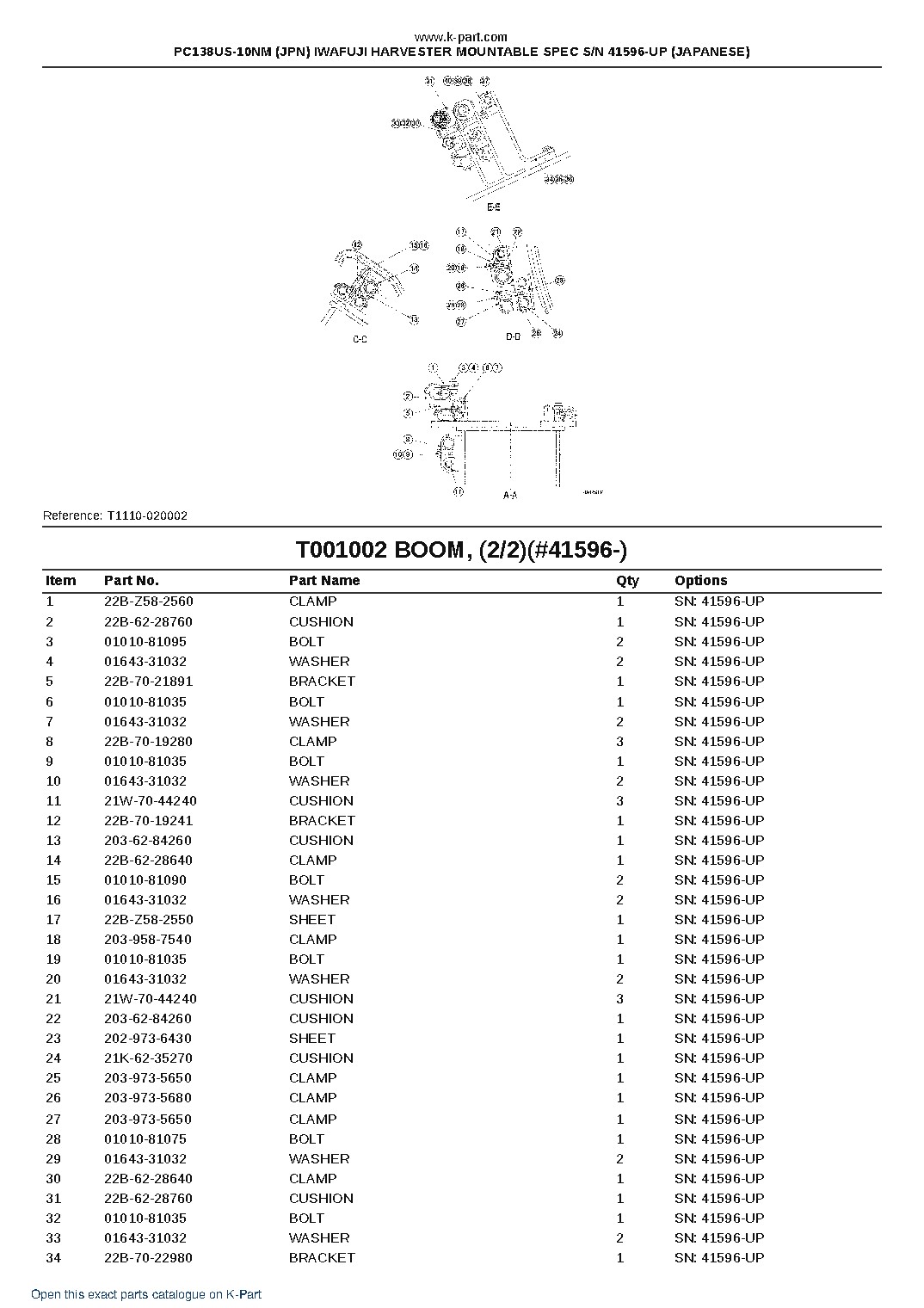 PC138US-10NM (JPN) IWAFUJI HARVESTER MOUNTABLE SPEC S/N 41596-UP (JAPANESE) – sample page 8
