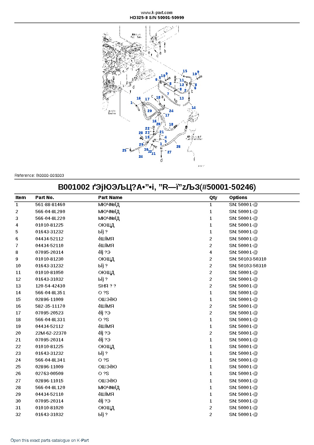 HD325-8 S/N 50001-50999 – sample page 2 HD325-8 S/N 50001-50999 – sample page 2
