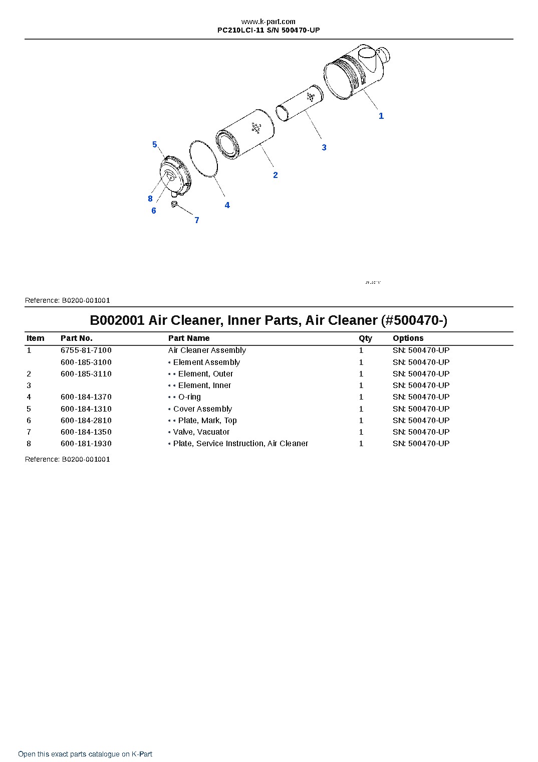 PC210LCI-11 S/N 500470-UP – sample page 2 PC210LCI-11 S/N 500470-UP – sample page 2