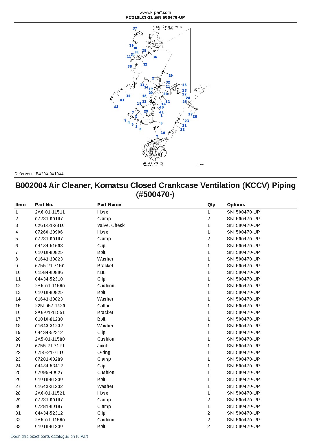 PC210LCI-11 S/N 500470-UP – sample page 5 PC210LCI-11 S/N 500470-UP – sample page 5