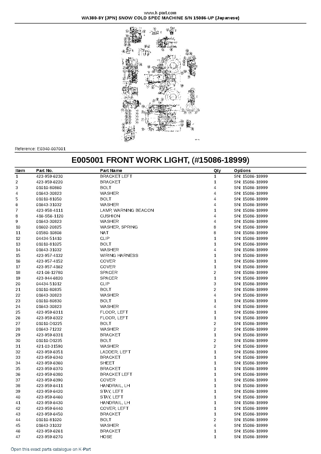 WA380-8Y (JPN) SNOW COLD SPEC MACHINE S/N 15086-UP (Japanese) – sample page 9 WA380-8Y (JPN) SNOW COLD SPEC MACHINE S/N 15086-UP (Japanese) – sample page 9