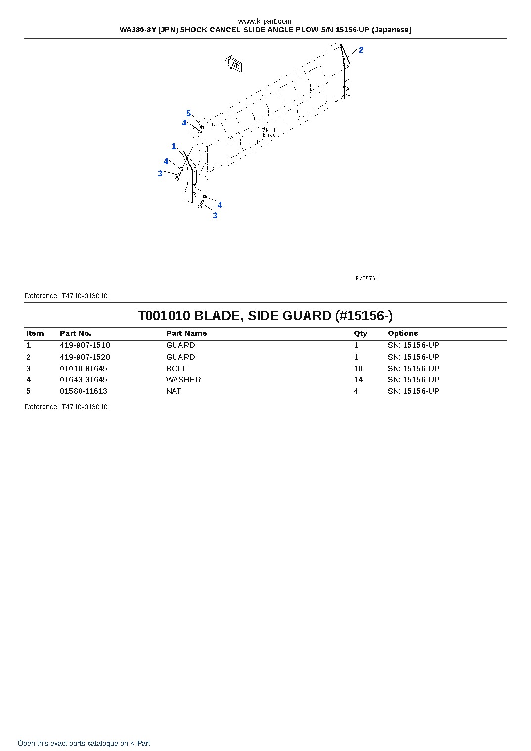 WA380-8Y (JPN) SHOCK CANCEL SLIDE ANGLE PLOW S/N 15156-UP (Japanese) – sample page 10 WA380-8Y (JPN) SHOCK CANCEL SLIDE ANGLE PLOW S/N 15156-UP (Japanese) – sample page 10