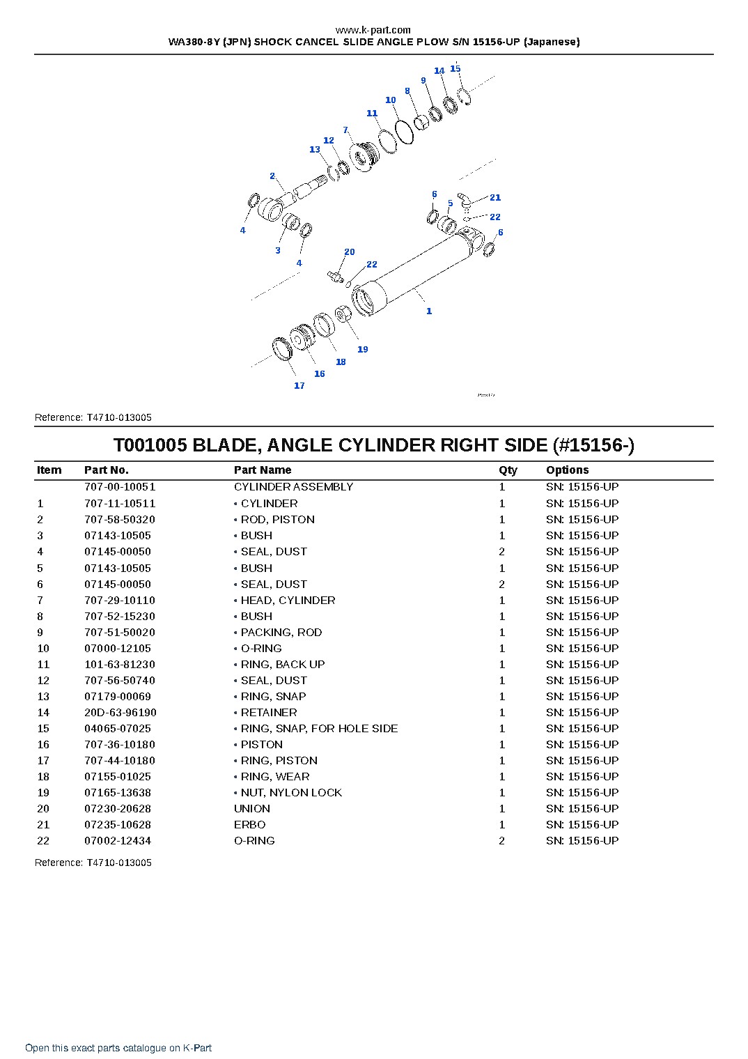 WA380-8Y (JPN) SHOCK CANCEL SLIDE ANGLE PLOW S/N 15156-UP (Japanese) – sample page 5 WA380-8Y (JPN) SHOCK CANCEL SLIDE ANGLE PLOW S/N 15156-UP (Japanese) – sample page 5