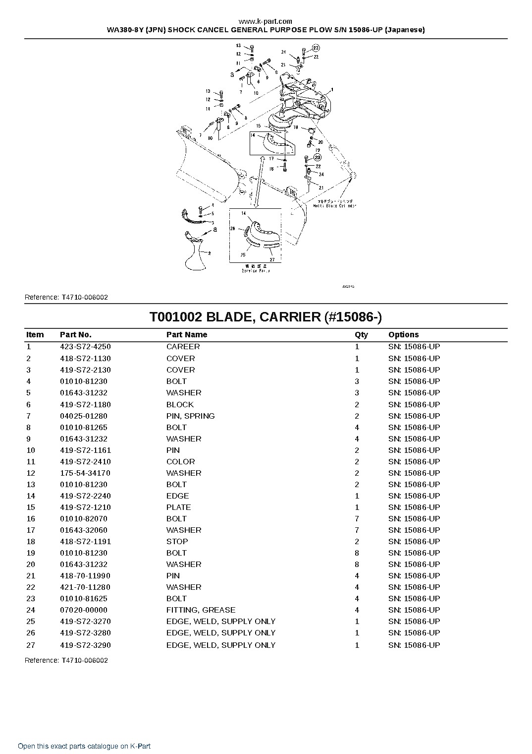 WA380-8Y (JPN) SHOCK CANCEL GENERAL PURPOSE PLOW S/N 15086-UP (Japanese) – sample page 3