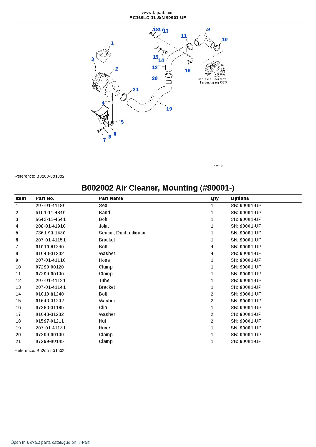 PC360LC-11 S/N 90001-UP – sample page 6