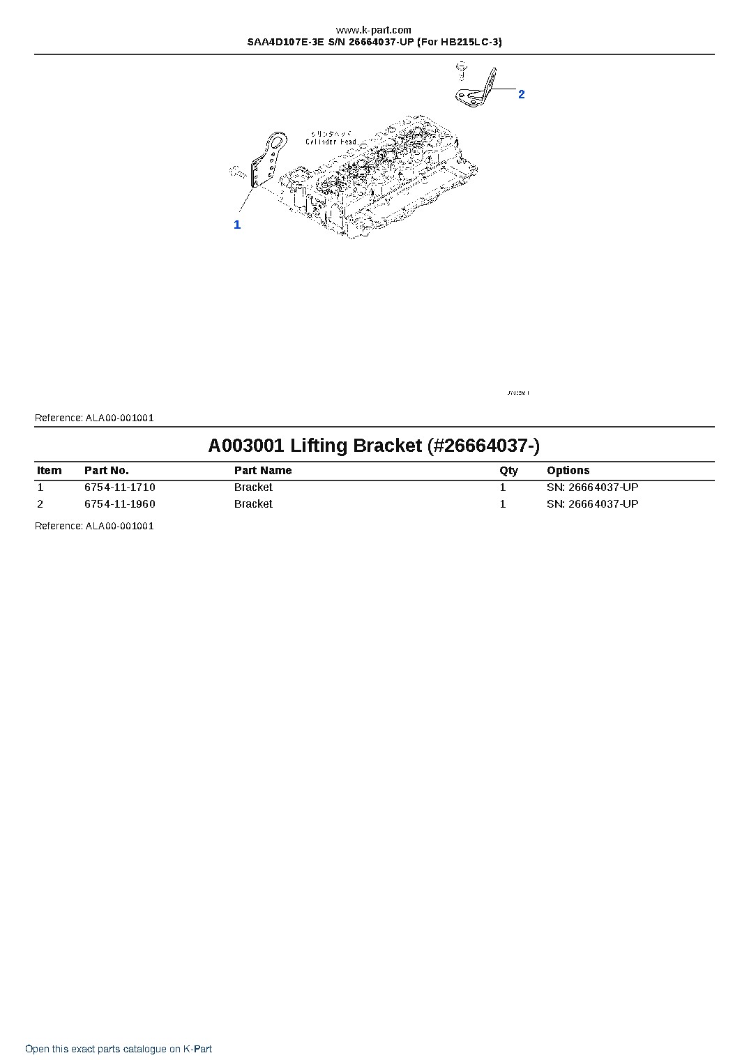 SAA4D107E-3E S/N 26664037-UP (For HB215LC-3) – sample page 3