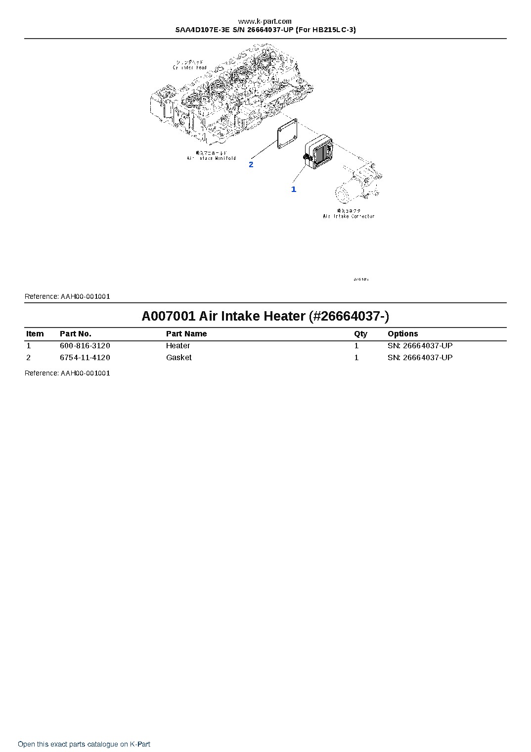 SAA4D107E-3E S/N 26664037-UP (For HB215LC-3) – sample page 7