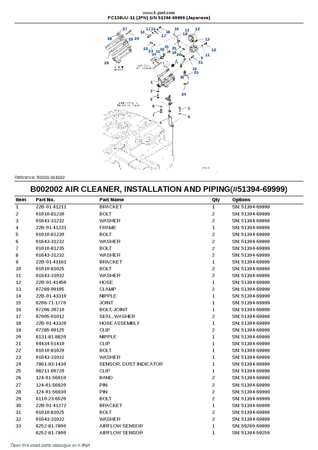 PC138UU-11 (JPN)  S/N 51394-69999 (Japanese) – sample page 10