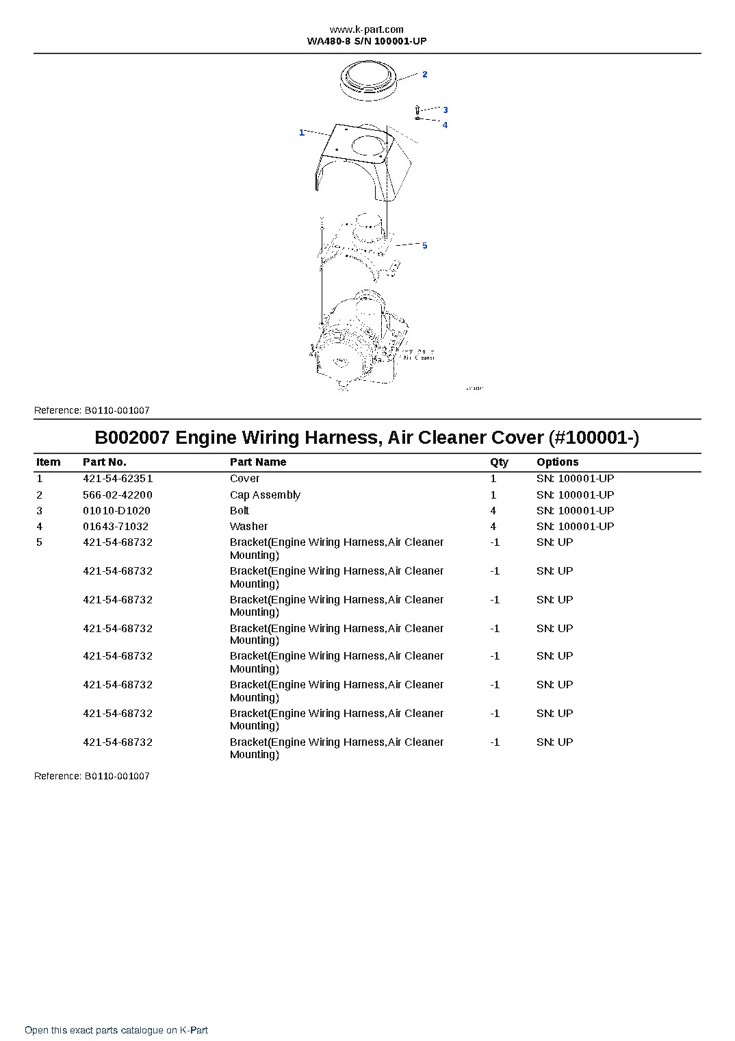 WA480-8 S/N 100001-UP – sample page 10 WA480-8 S/N 100001-UP – sample page 10