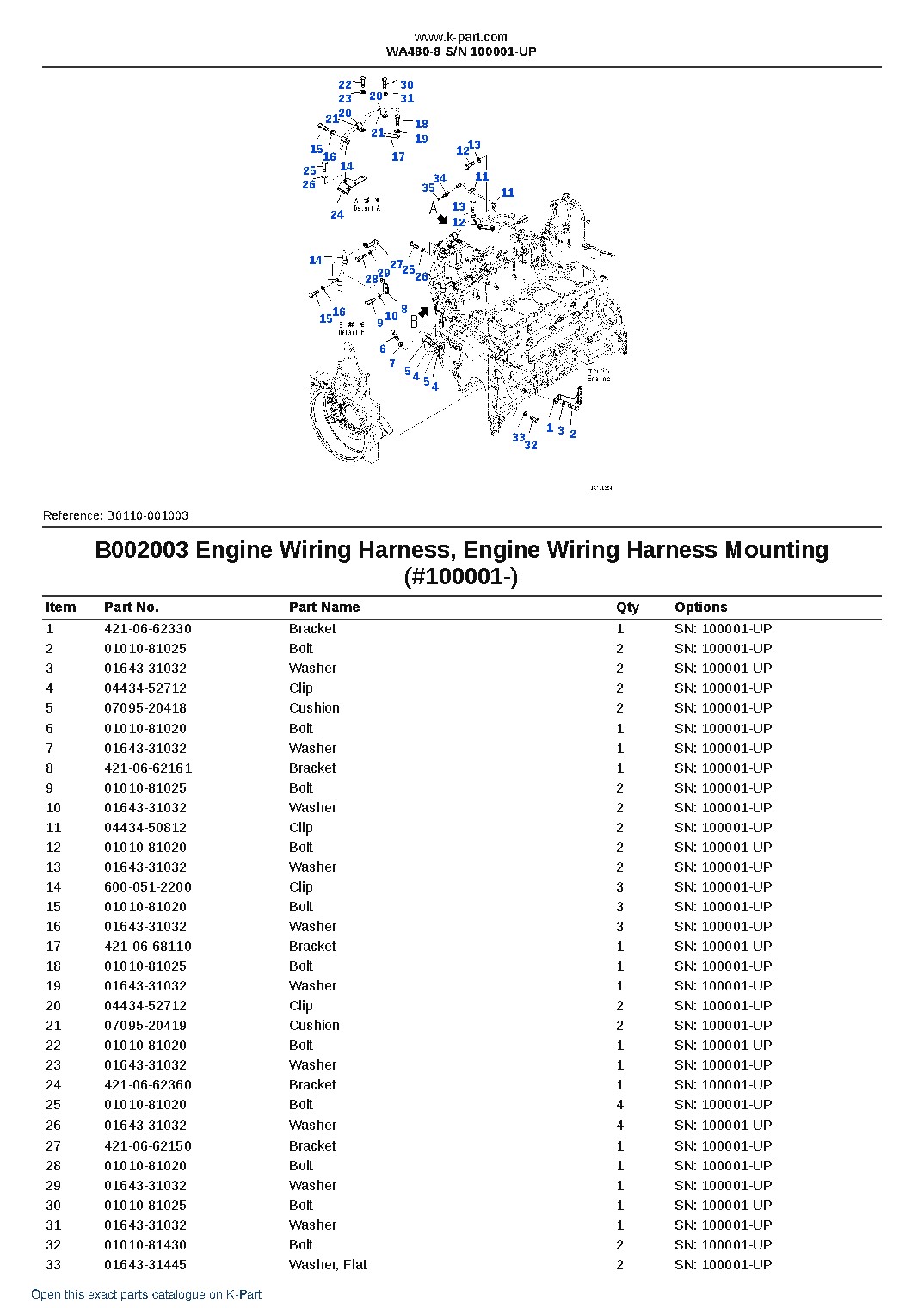 WA480-8 S/N 100001-UP – sample page 5 WA480-8 S/N 100001-UP – sample page 5
