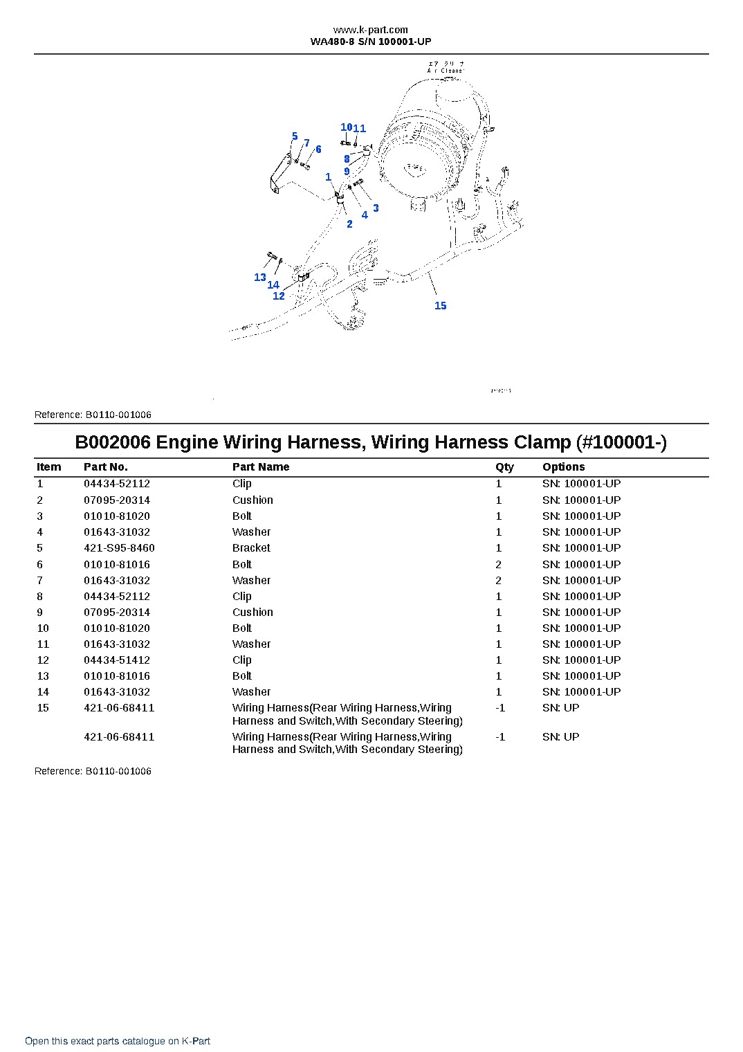 WA480-8 S/N 100001-UP – sample page 9 WA480-8 S/N 100001-UP – sample page 9