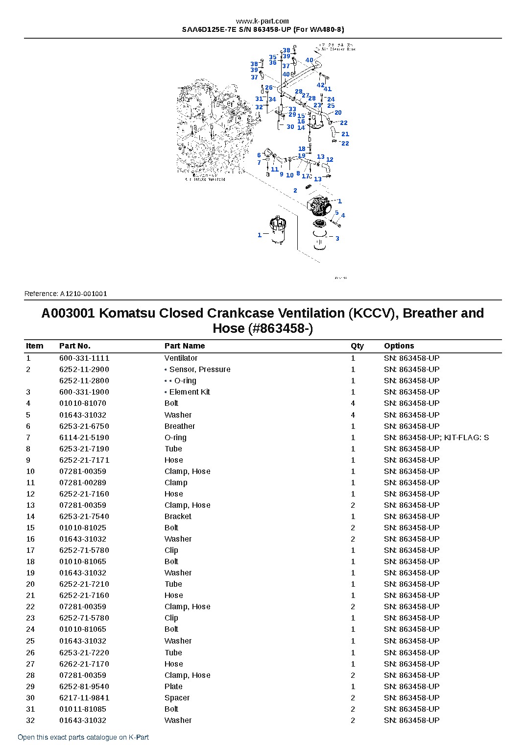 SAA6D125E-7E S/N 863458-UP (For WA480-8) – sample page 4