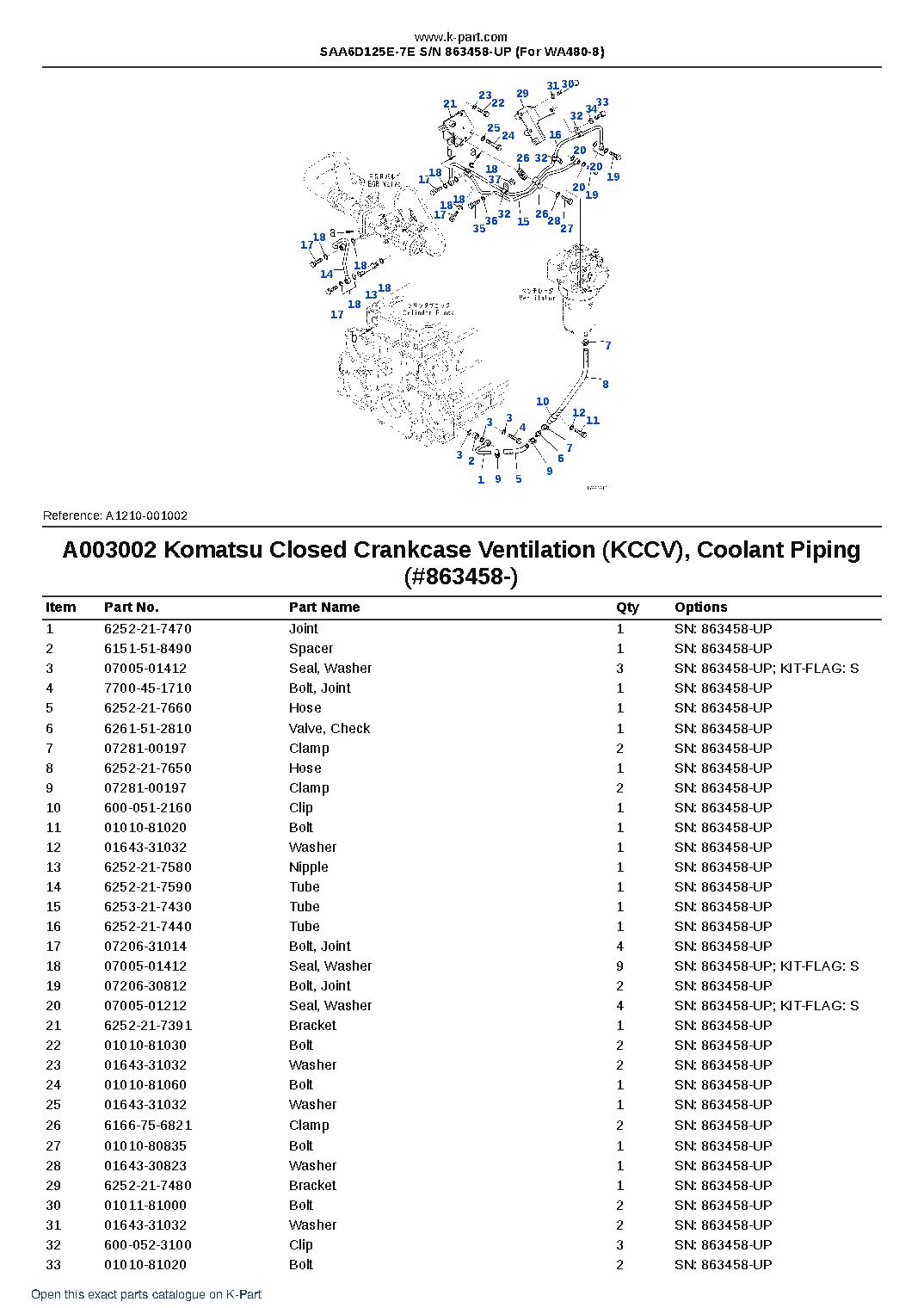SAA6D125E-7E S/N 863458-UP (For WA480-8) – sample page 6