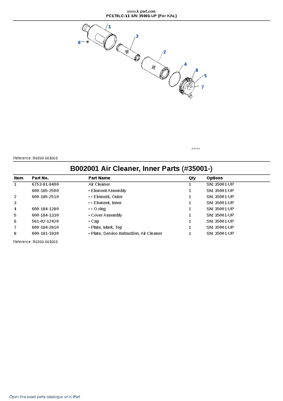 PC170LC-11 S/N 35001-UP (For KAL) – sample page 2