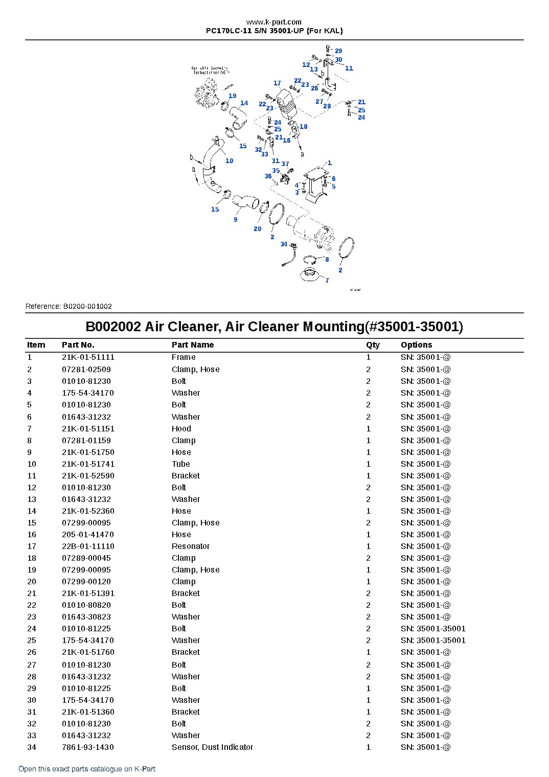PC170LC-11 S/N 35001-UP (For KAL) – sample page 3