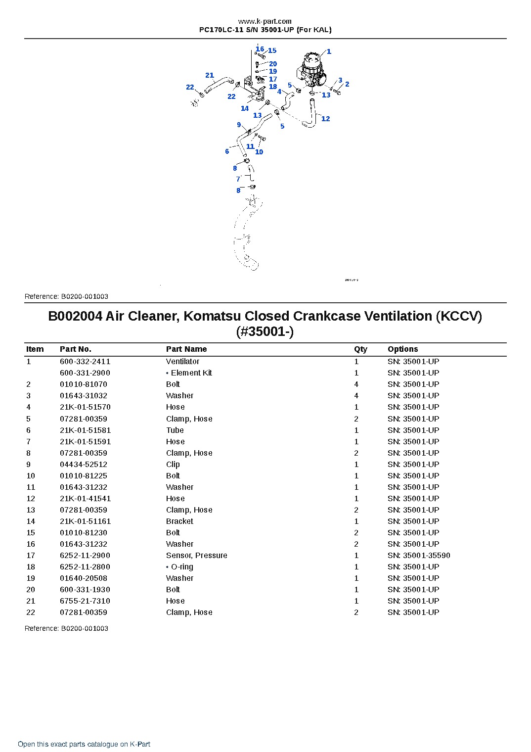 PC170LC-11 S/N 35001-UP (For KAL) – sample page 7