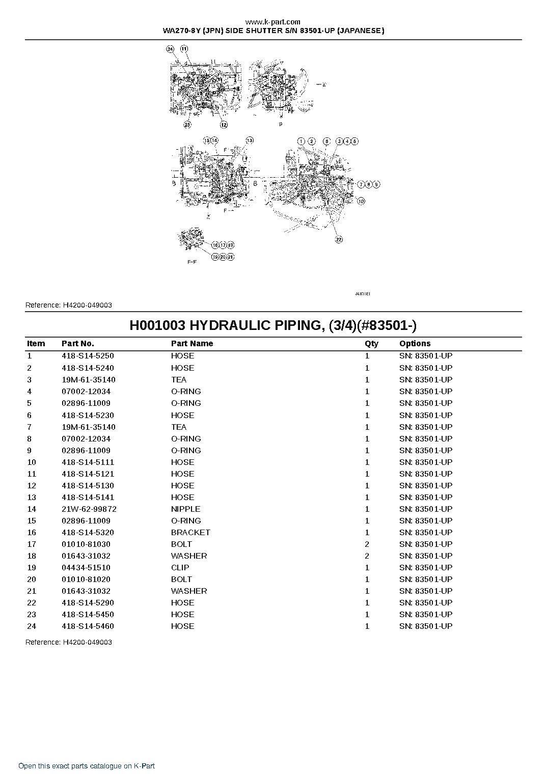 WA270-8Y (JPN) SIDE SHUTTER S/N 83501-UP (JAPANESE) – sample page 6 WA270-8Y (JPN) SIDE SHUTTER S/N 83501-UP (JAPANESE) – sample page 6
