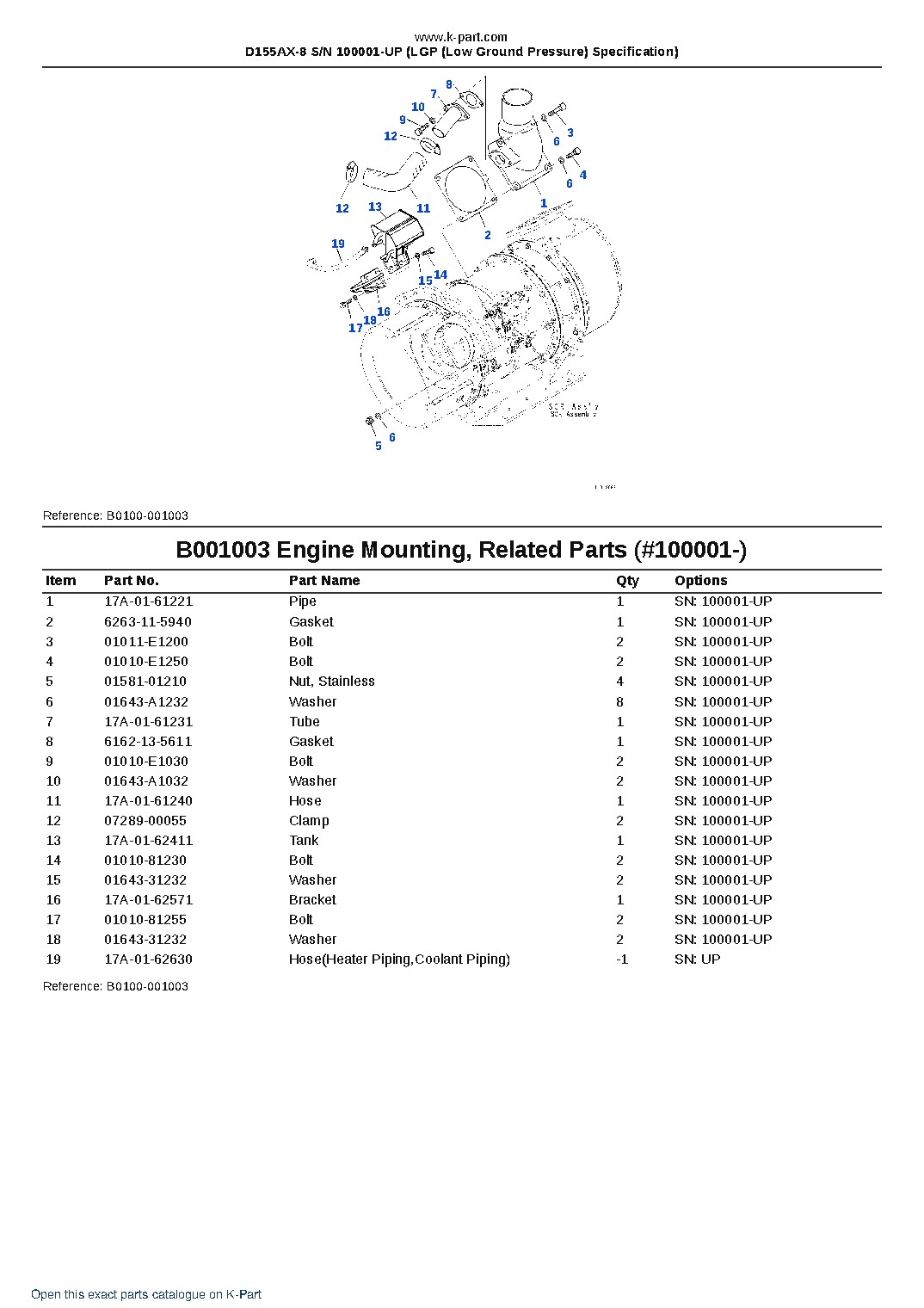 D155AX-8 S/N 100001-UP (LGP (Low Ground Pressure) Specification) – sample page 3 D155AX-8 S/N 100001-UP (LGP (Low Ground Pressure) Specification) – sample page 3