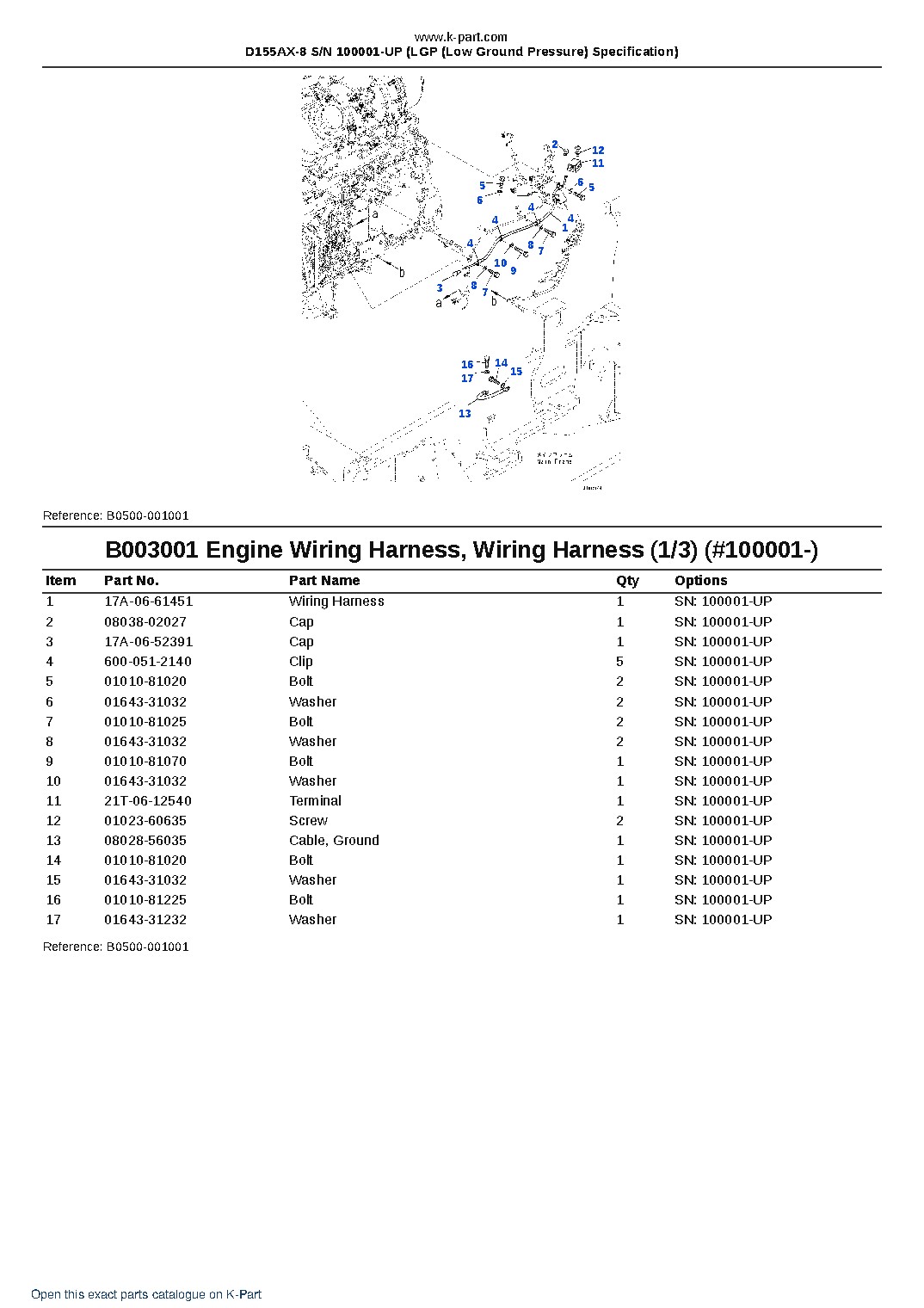 D155AX-8 S/N 100001-UP (LGP (Low Ground Pressure) Specification) – sample page 5 D155AX-8 S/N 100001-UP (LGP (Low Ground Pressure) Specification) – sample page 5