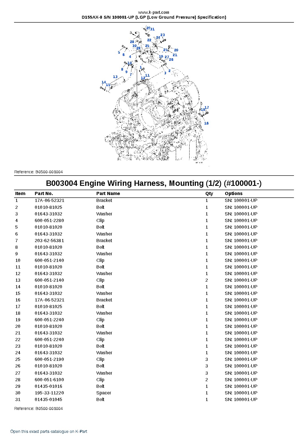 D155AX-8 S/N 100001-UP (LGP (Low Ground Pressure) Specification) – sample page 9 D155AX-8 S/N 100001-UP (LGP (Low Ground Pressure) Specification) – sample page 9