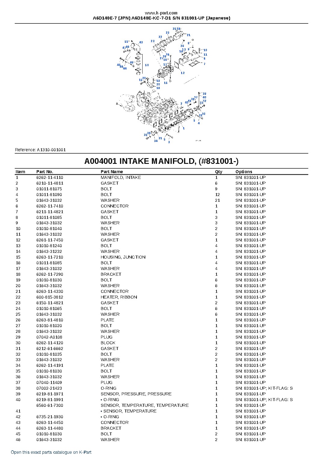 A6D140E-7 (JPN) A6D140E-KC-7-D1 S/N 831001-UP (Japanese) – sample page 10 A6D140E-7 (JPN) A6D140E-KC-7-D1 S/N 831001-UP (Japanese) – sample page 10
