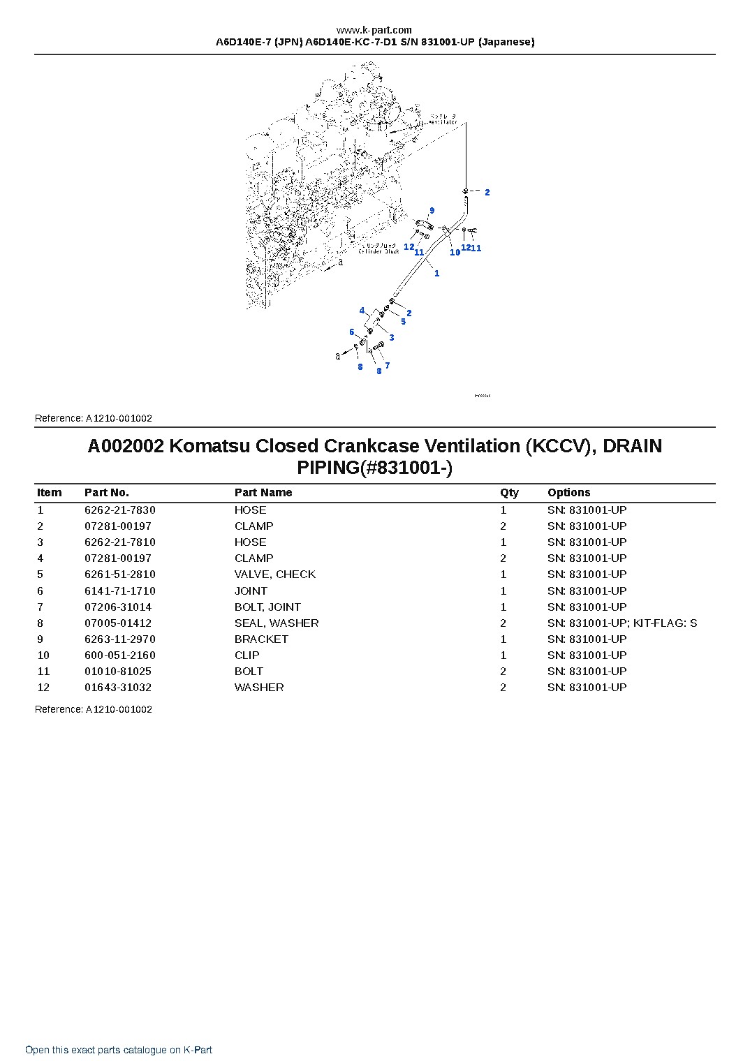 A6D140E-7 (JPN) A6D140E-KC-7-D1 S/N 831001-UP (Japanese) – sample page 4 A6D140E-7 (JPN) A6D140E-KC-7-D1 S/N 831001-UP (Japanese) – sample page 4