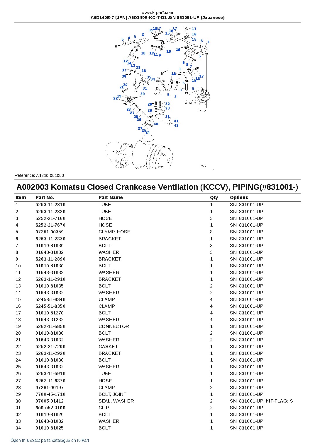 A6D140E-7 (JPN) A6D140E-KC-7-D1 S/N 831001-UP (Japanese) – sample page 5 A6D140E-7 (JPN) A6D140E-KC-7-D1 S/N 831001-UP (Japanese) – sample page 5