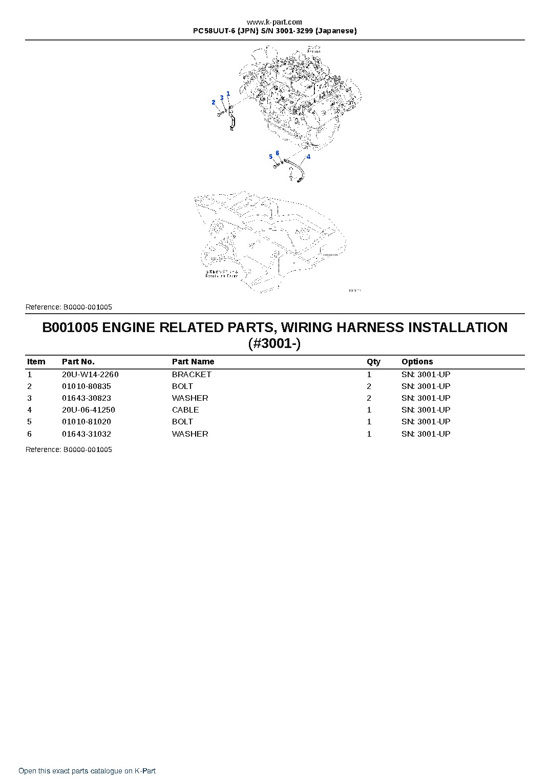 PC58UUT-6 (JPN) S/N 3001-3299 (Japanese) – sample page 5 PC58UUT-6 (JPN) S/N 3001-3299 (Japanese) – sample page 5