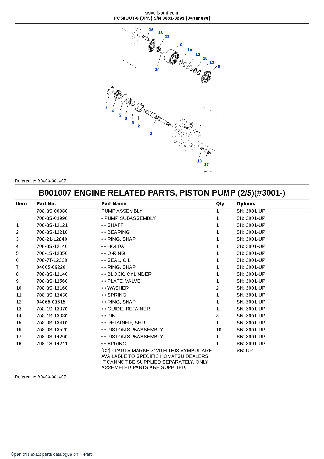 PC58UUT-6 (JPN) S/N 3001-3299 (Japanese) – sample page 8 PC58UUT-6 (JPN) S/N 3001-3299 (Japanese) – sample page 8