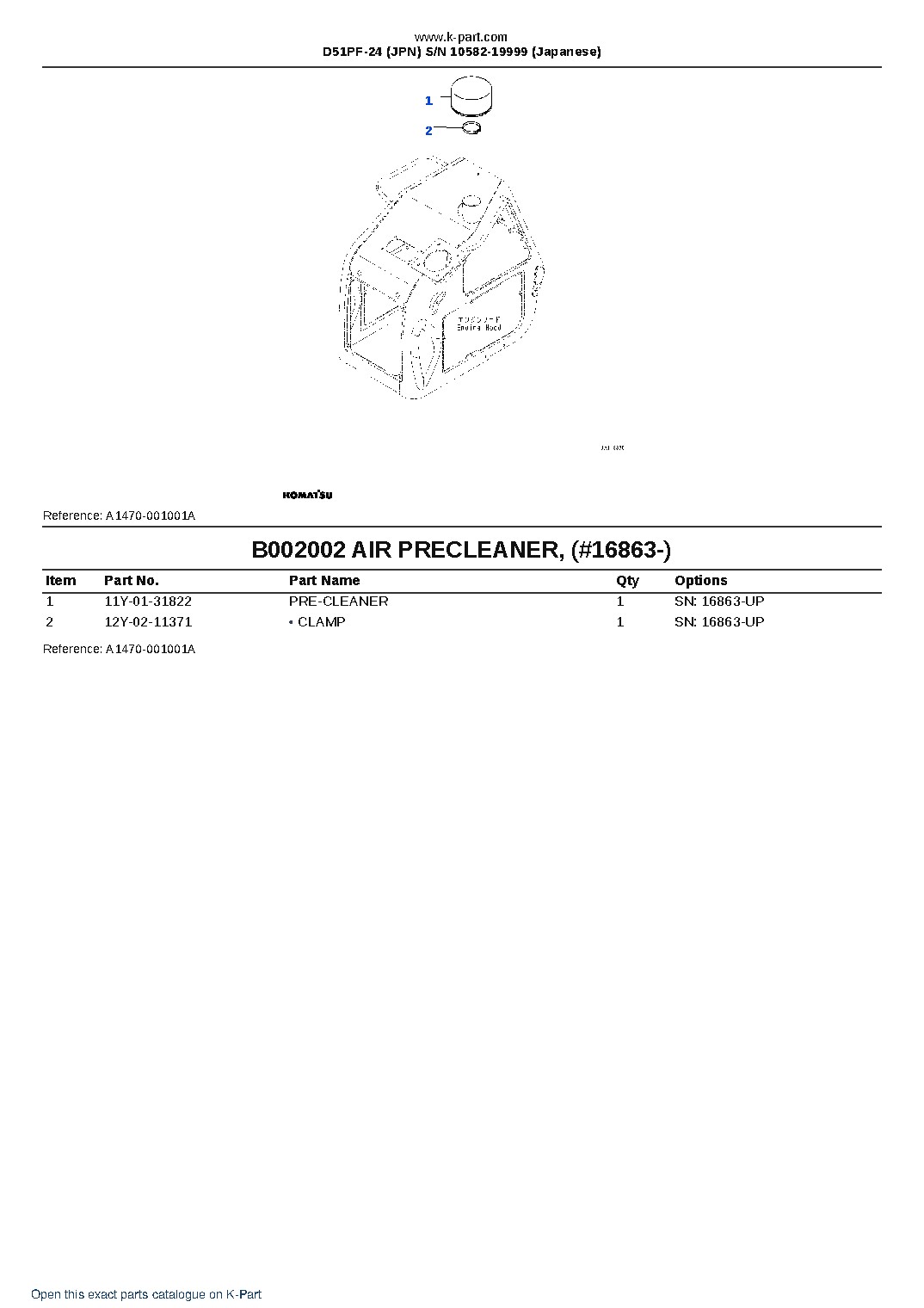 D51PF-24 (JPN)  S/N 10582-19999 (Japanese) – sample page 5