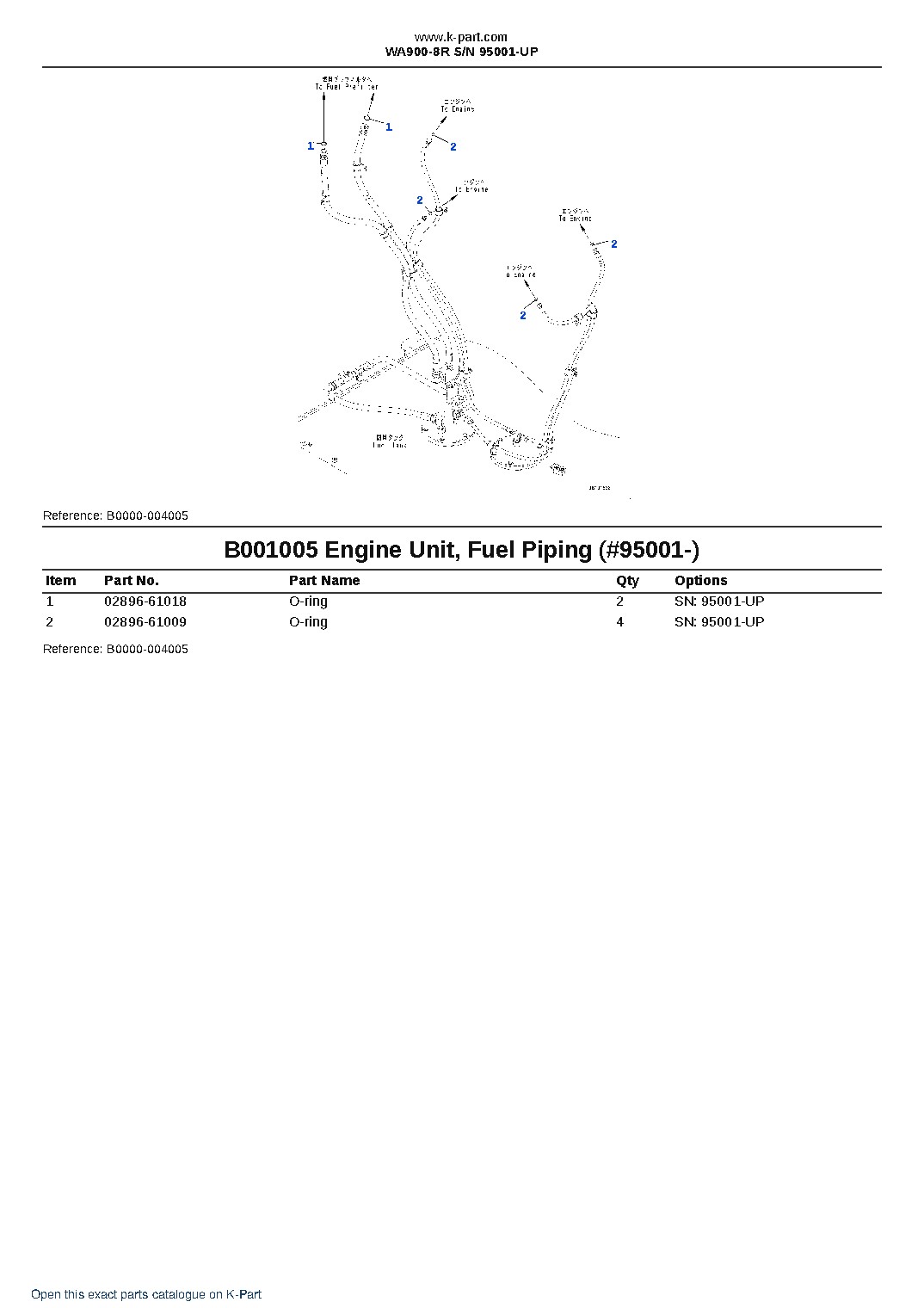 WA900-8R S/N 95001-UP – sample page 6 WA900-8R S/N 95001-UP – sample page 6
