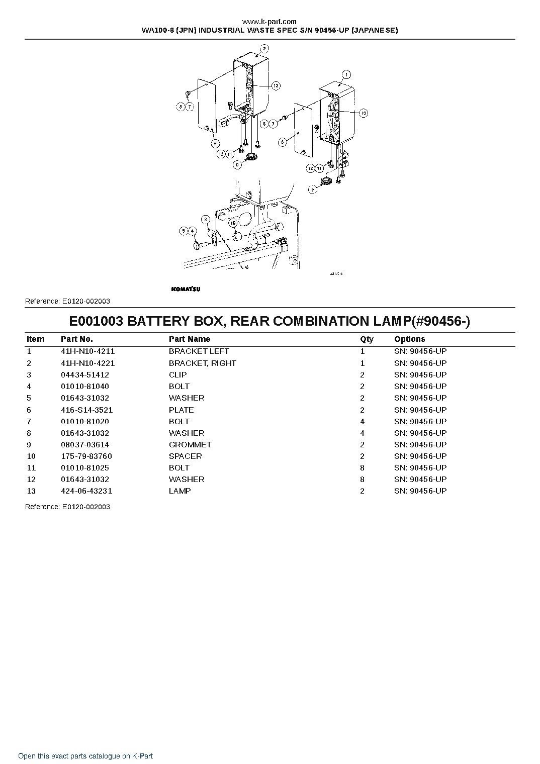 WA100-8 (JPN) INDUSTRIAL WASTE SPEC S/N 90456-UP (JAPANESE) – sample page 5 WA100-8 (JPN) INDUSTRIAL WASTE SPEC S/N 90456-UP (JAPANESE) – sample page 5