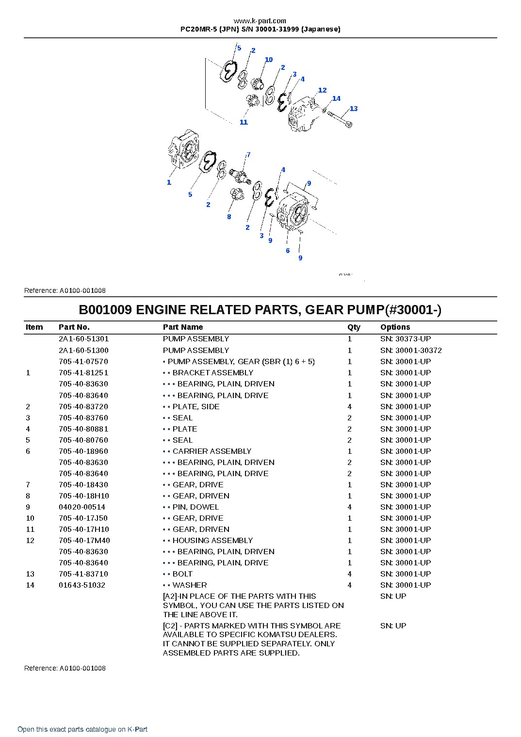 PC20MR-5 (JPN)  S/N 30001-31999 (Japanese) – sample page 10