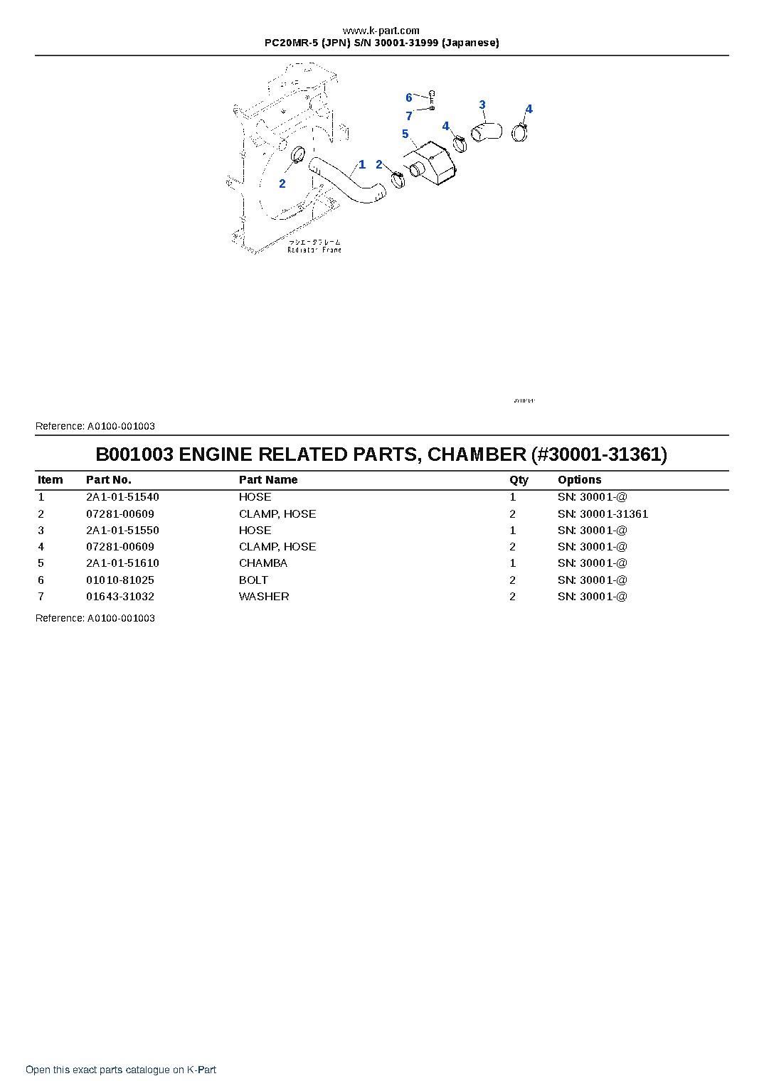 PC20MR-5 (JPN)  S/N 30001-31999 (Japanese) – sample page 3