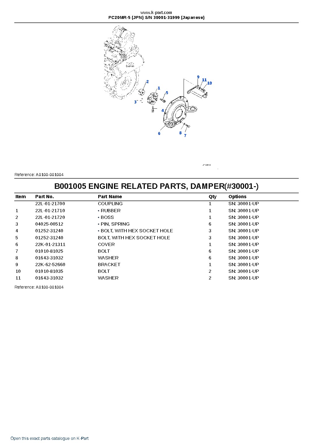PC20MR-5 (JPN)  S/N 30001-31999 (Japanese) – sample page 5