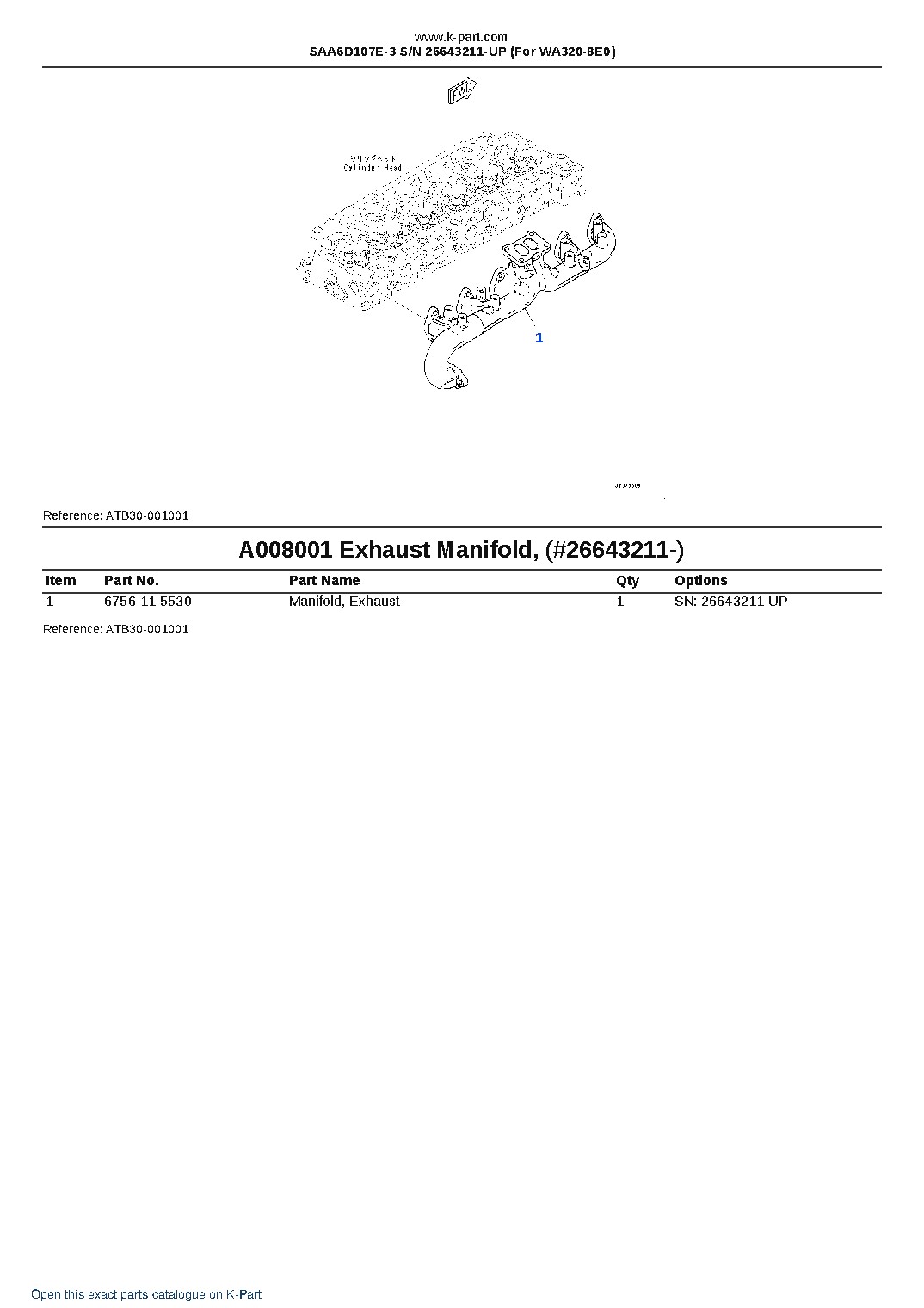 SAA6D107E-3 S/N 26643211-UP (For WA320-8E0) – sample page 9