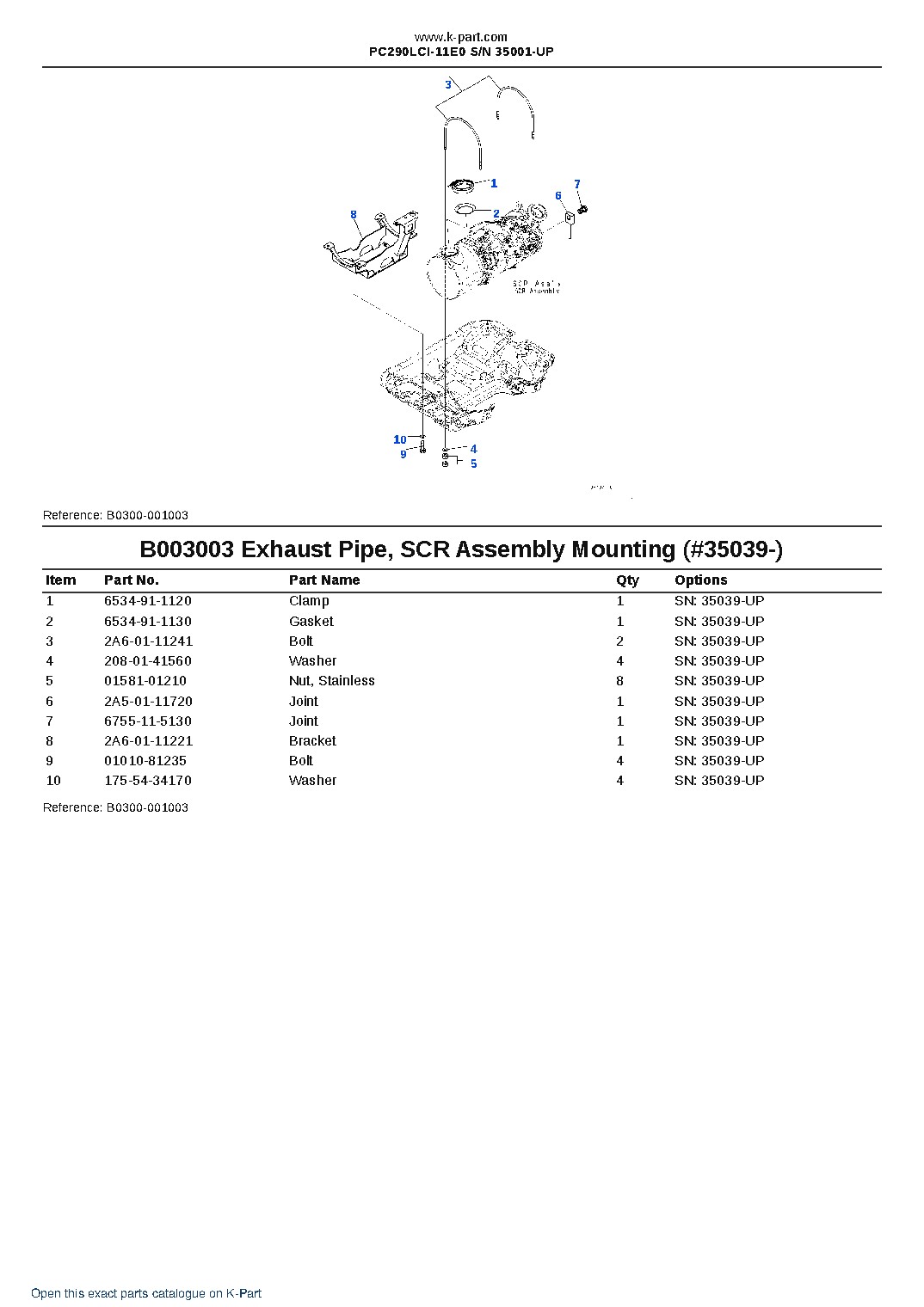 PC290LCI-11E0 S/N 35001-UP – sample page 10 PC290LCI-11E0 S/N 35001-UP – sample page 10