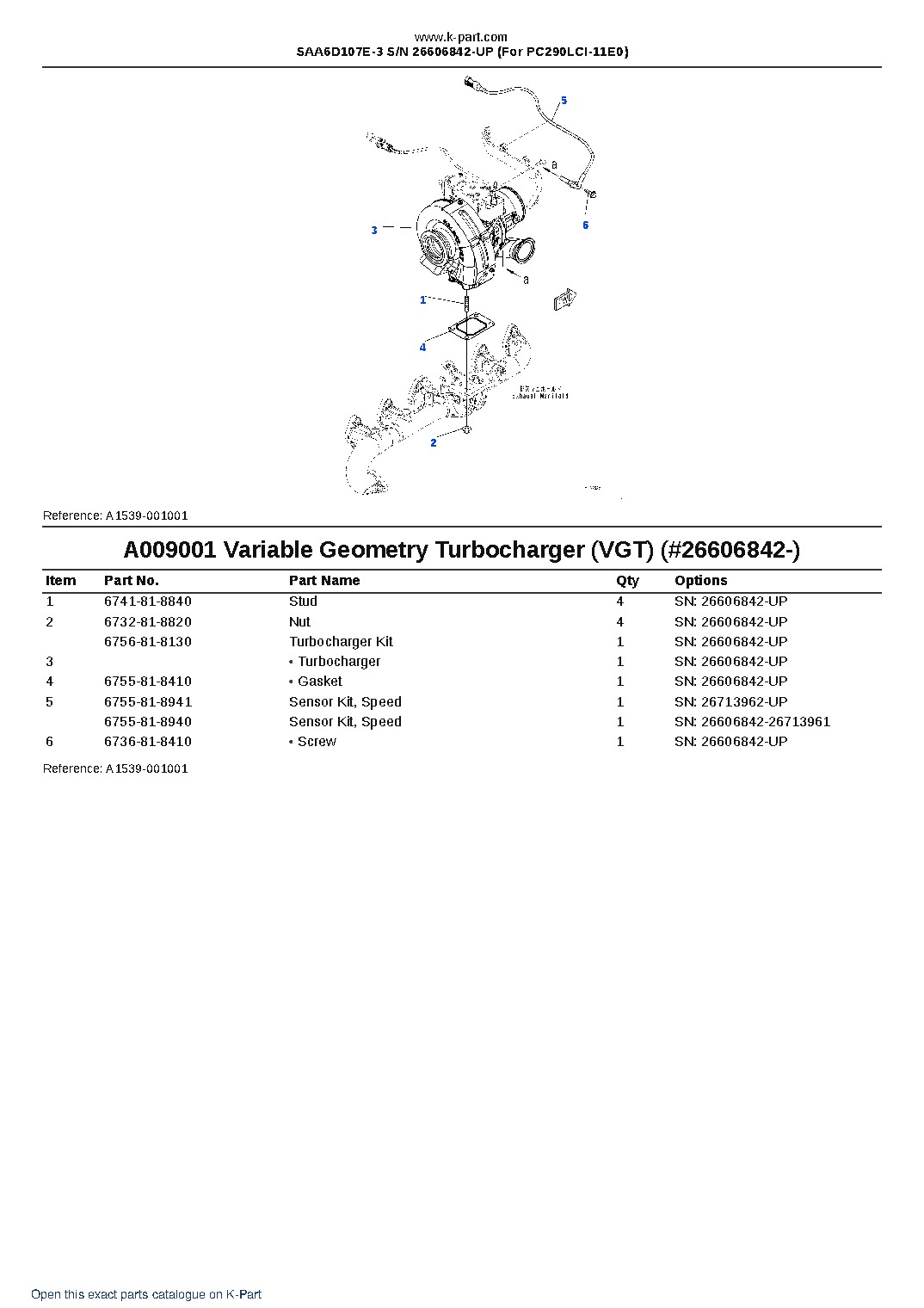 SAA6D107E-3 S/N 26606842-UP (For PC290LCI-11E0) – sample page 9 SAA6D107E-3 S/N 26606842-UP (For PC290LCI-11E0) – sample page 9