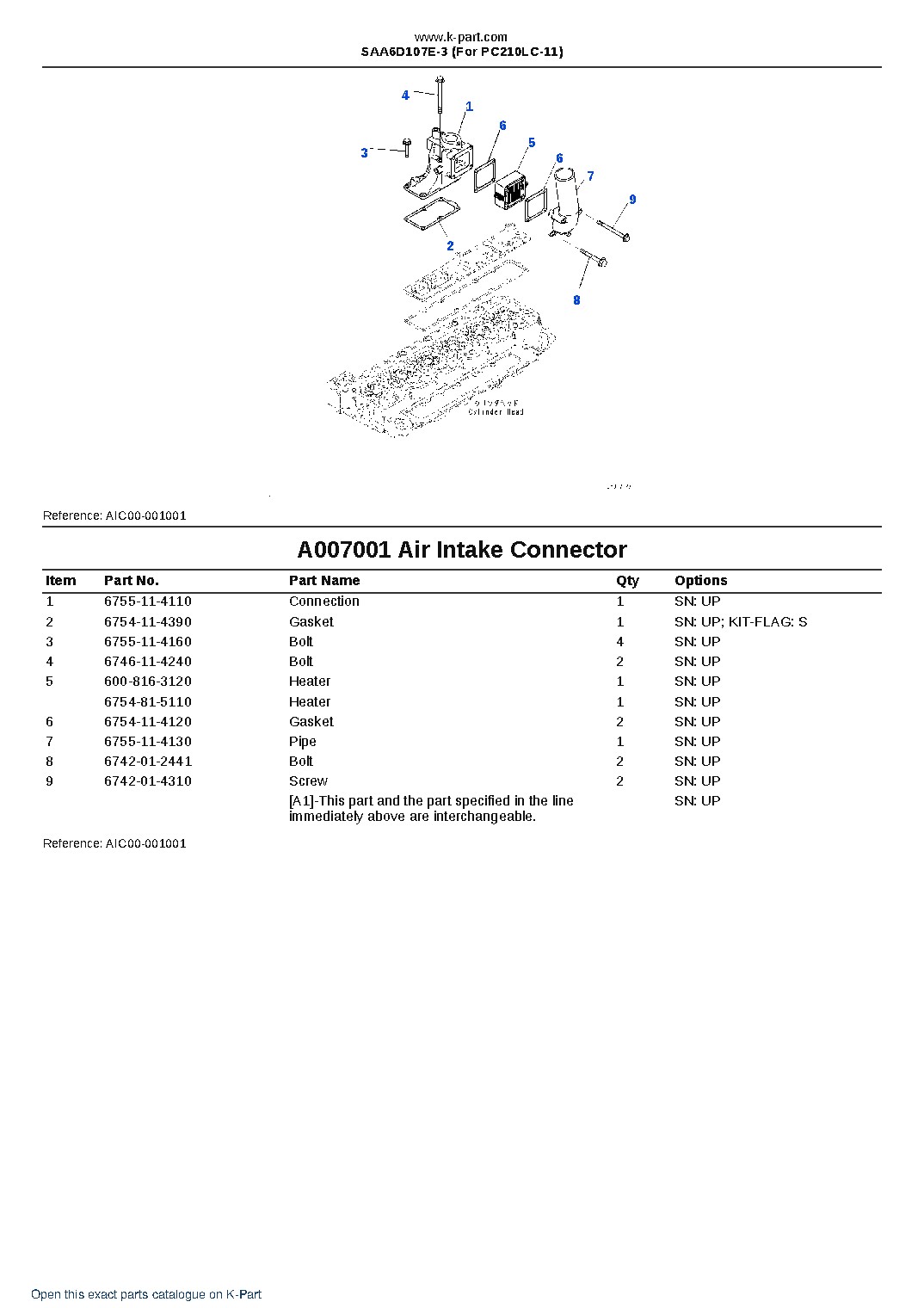 SAA6D107E-3  (For PC210LC-11) – sample page 7
