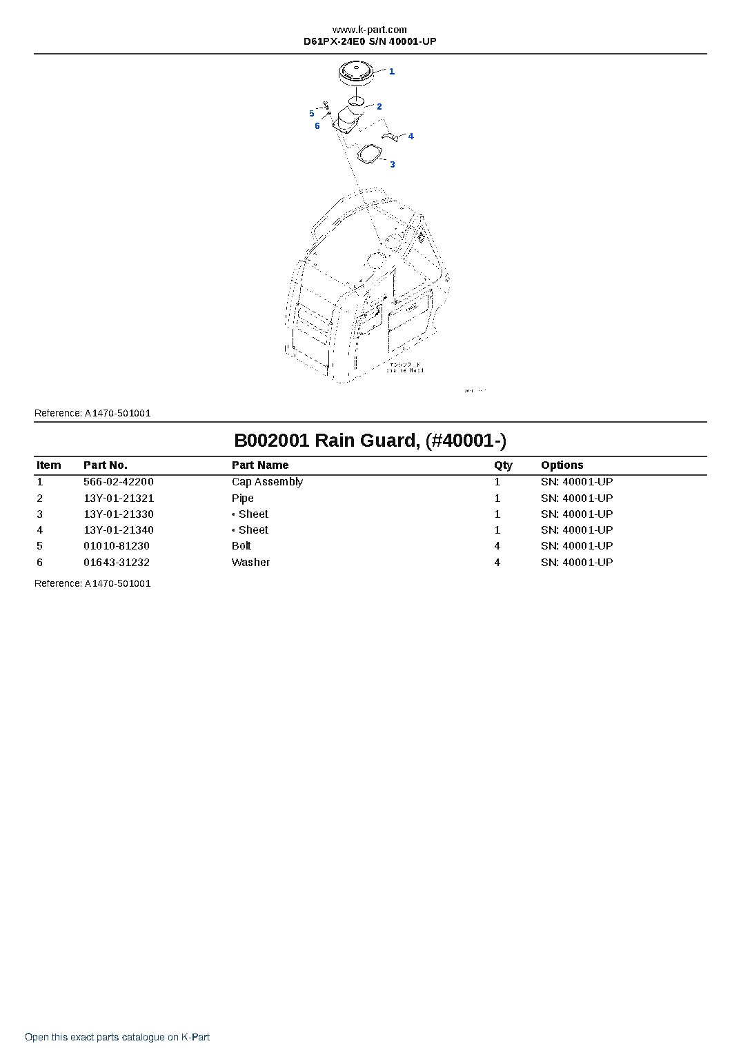 D61PX-24E0 S/N 40001-UP – sample page 5 D61PX-24E0 S/N 40001-UP – sample page 5
