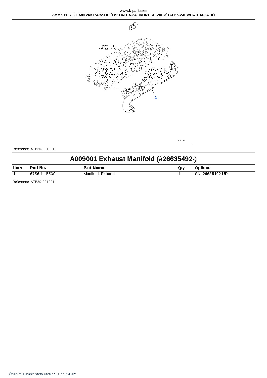 SAA6D107E-3 S/N 26635492-UP (For D61EX-24E0/D61EXI-24E0/D61PX-24E0/D61PXI-24E0) – sample page 10 SAA6D107E-3 S/N 26635492-UP (For D61EX-24E0/D61EXI-24E0/D61PX-24E0/D61PXI-24E0) – sample page 10