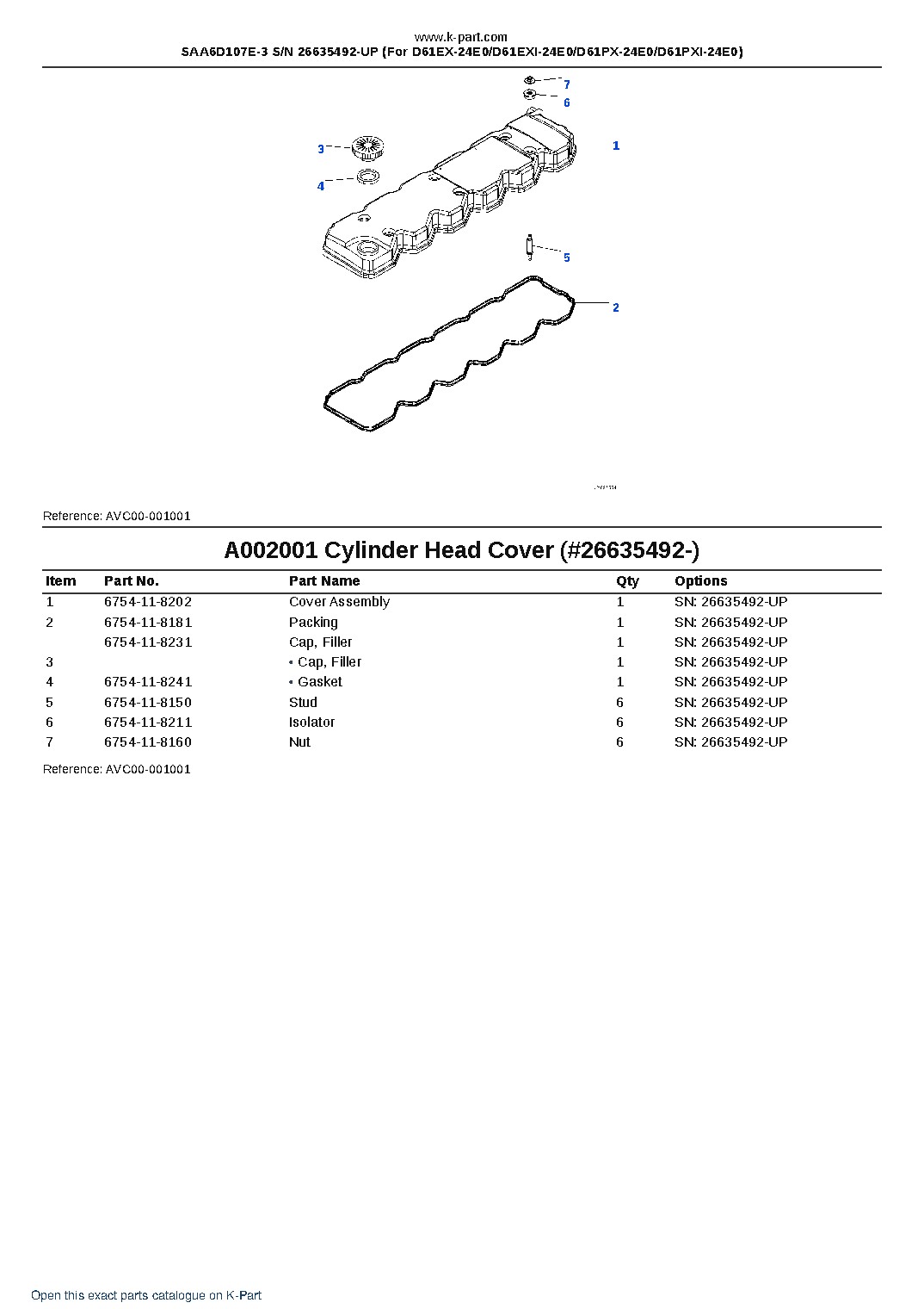 SAA6D107E-3 S/N 26635492-UP (For D61EX-24E0/D61EXI-24E0/D61PX-24E0/D61PXI-24E0) – sample page 2 SAA6D107E-3 S/N 26635492-UP (For D61EX-24E0/D61EXI-24E0/D61PX-24E0/D61PXI-24E0) – sample page 2
