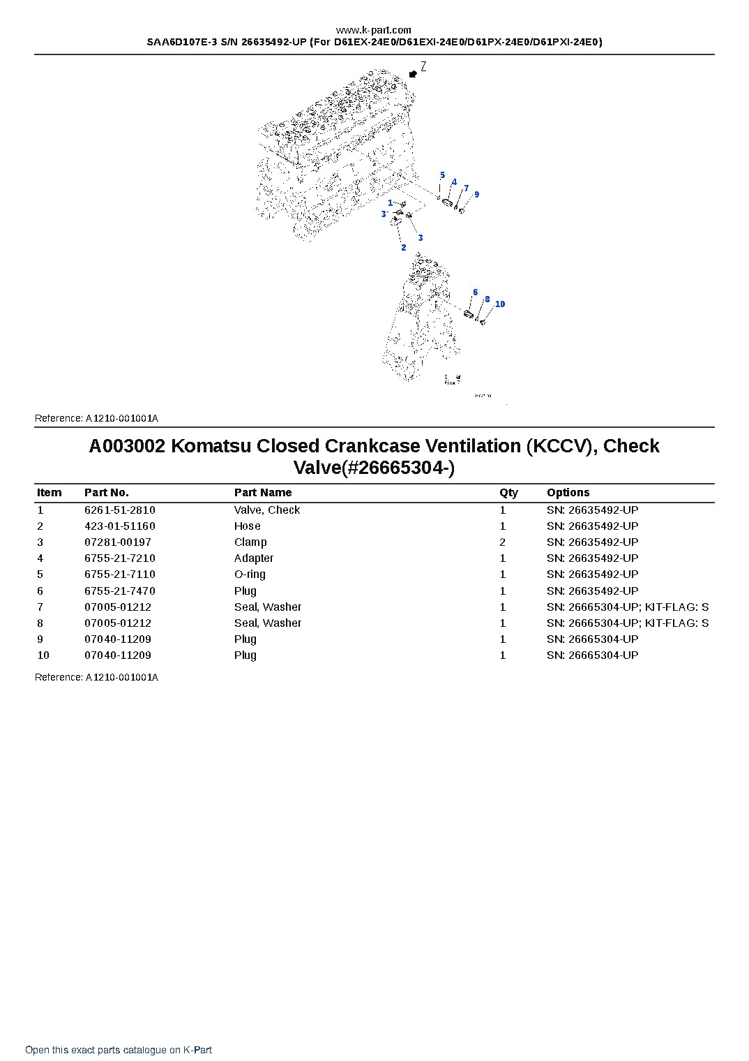 SAA6D107E-3 S/N 26635492-UP (For D61EX-24E0/D61EXI-24E0/D61PX-24E0/D61PXI-24E0) – sample page 4 SAA6D107E-3 S/N 26635492-UP (For D61EX-24E0/D61EXI-24E0/D61PX-24E0/D61PXI-24E0) – sample page 4