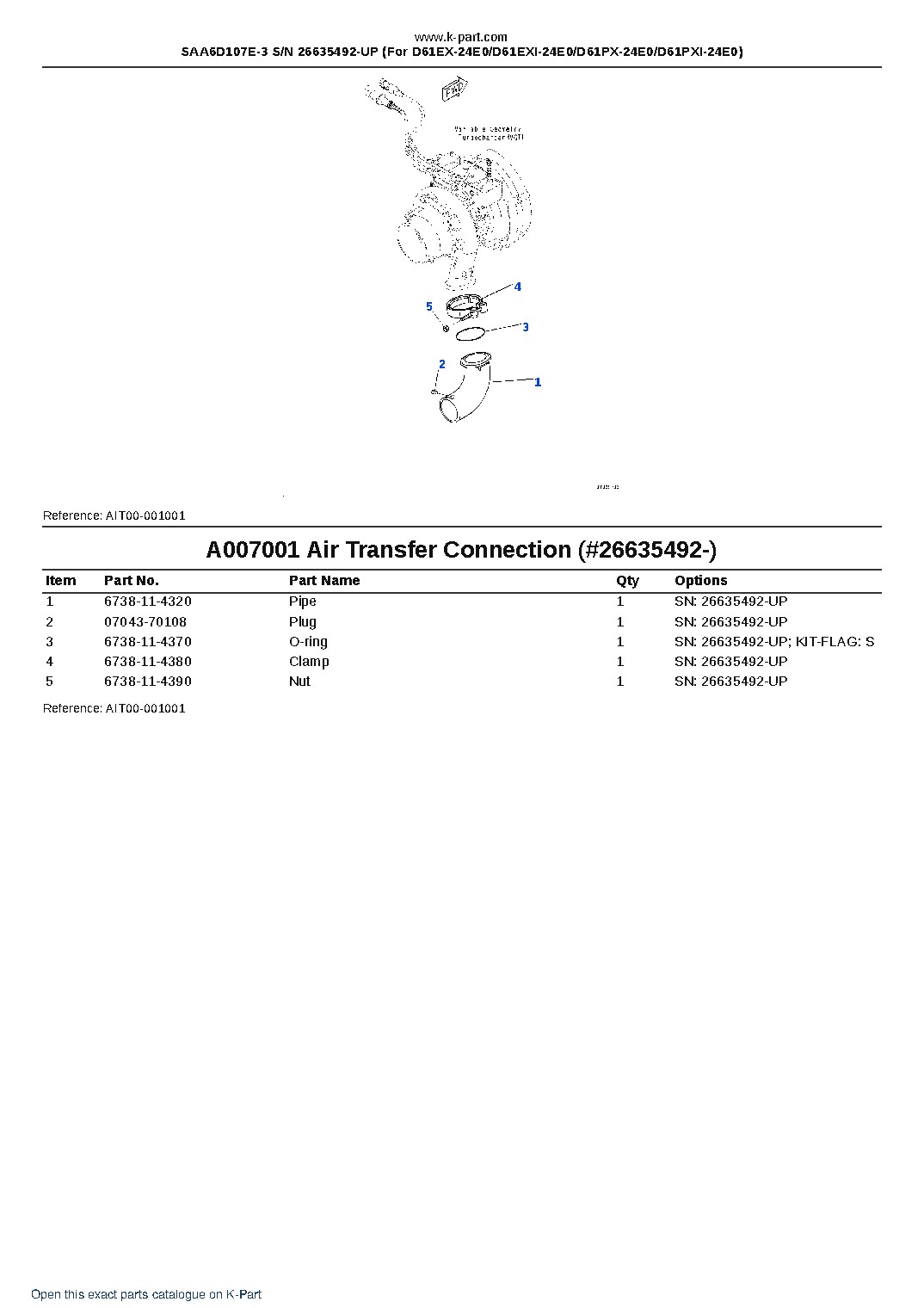 SAA6D107E-3 S/N 26635492-UP (For D61EX-24E0/D61EXI-24E0/D61PX-24E0/D61PXI-24E0) – sample page 8 SAA6D107E-3 S/N 26635492-UP (For D61EX-24E0/D61EXI-24E0/D61PX-24E0/D61PXI-24E0) – sample page 8